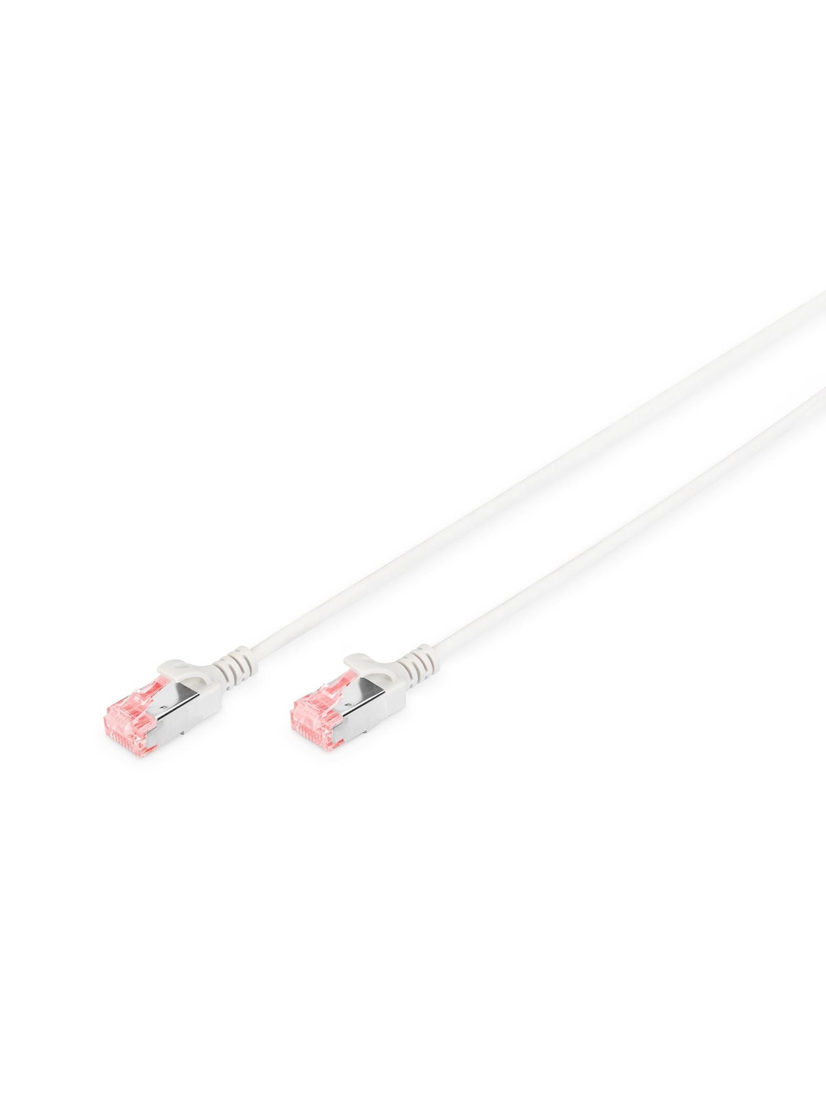 DIGITUS CAT 6 U-FTP Slim Patch Cord - 10m - Grau - 10m