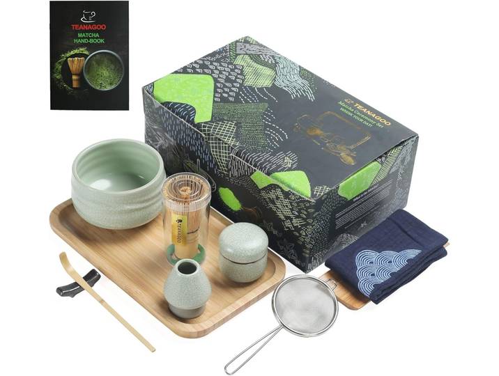 Matcha Set Hellgrün 10-tlg.