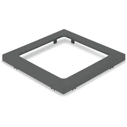 Müllex Abdeckrahmen X-LINE, Abfalleimer, Grau