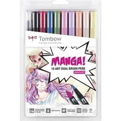 Tombow, Malstifte, Manga-Set Shojo (10x)