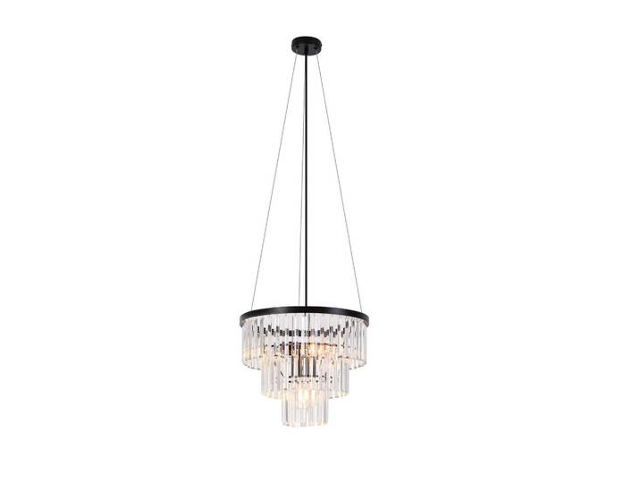 ZMH Hängeleuchte Brynq 40/156/40 cm, Schwarz, Metall, E27, 40x156x40 cm, Lampen & Leuchten, Innenbeleuchtung, Hängeleuchten, Pendelleuchten