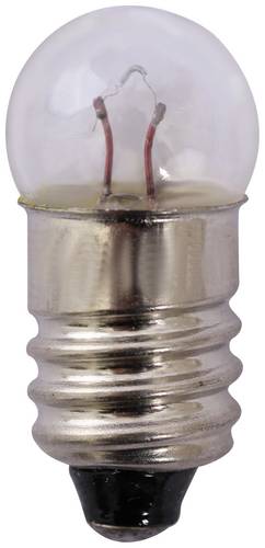 Quadrios 23O185 Kugellampe, Fahrradlampe 2.5V 0.75W Sockel E10 Weiß