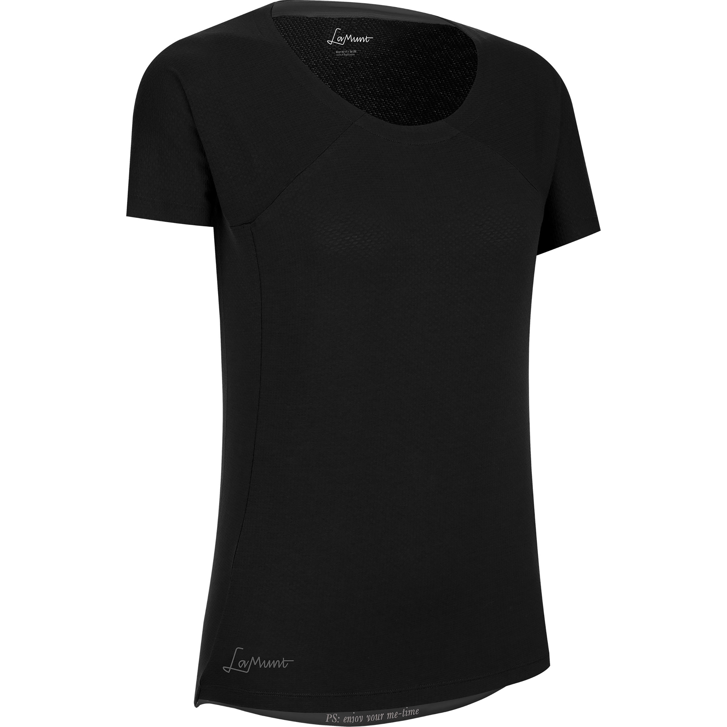 LaMunt Maria Minimal Damen T-Shirts schwarz Größe S Trekking Hautfreundlich