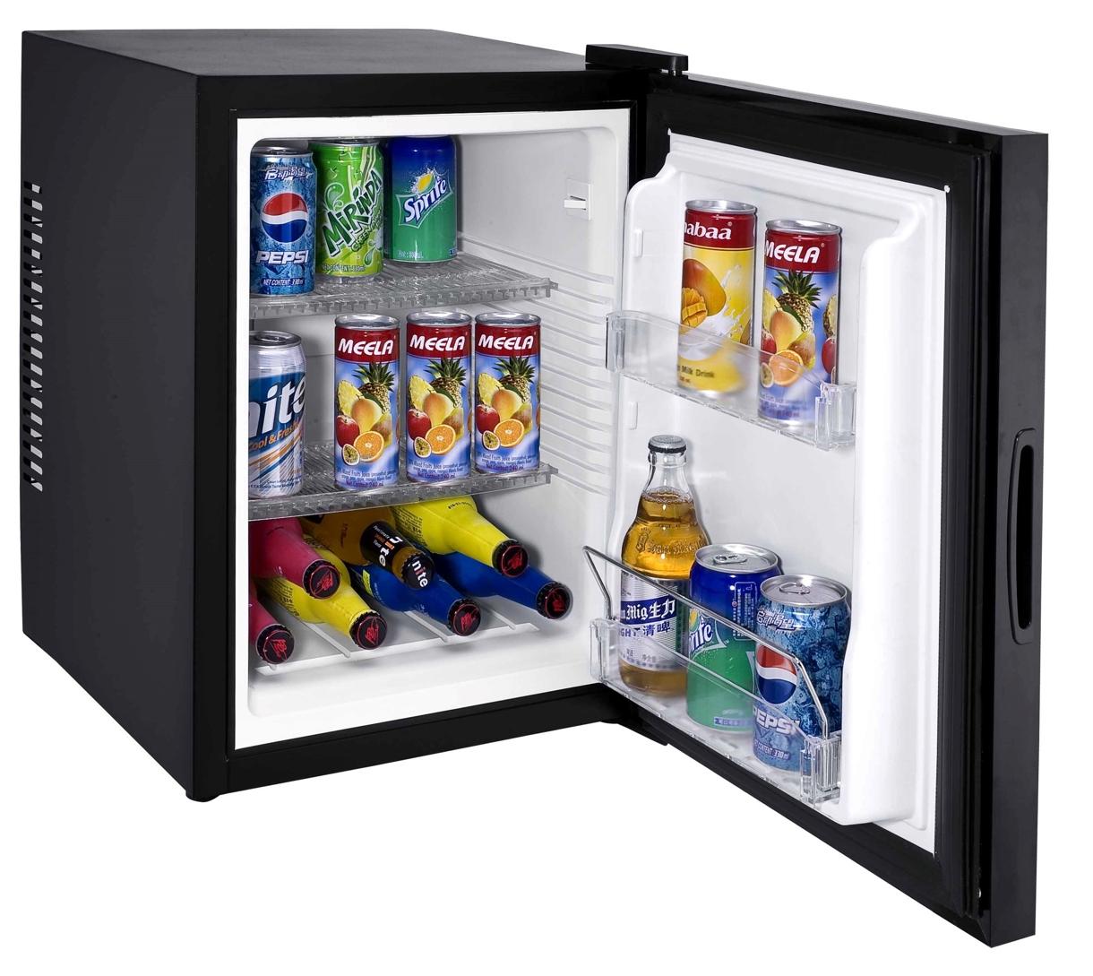 Guzzanti GZ 44, Minibar-Kühlschrank, Freistehend, Schwarz, Weiß, Rechts, , 62 kWh