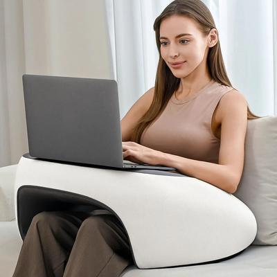 HomeDecorAndMore LLC Memory Foam Gaming Reading Pillow, Laptop Lap Desk With Cup Holder For Bed And Sofa Memory Foam Gaming Reading Pillow, Laptop Lap Desk With Cup Holder For Bed And Sofa