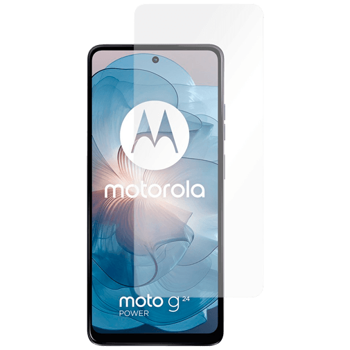Just in Case Gehärtetes Glas Clear Displayschutzfolie Motorola Moto G04/G04S/G24/G24 Power