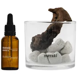 Meraki Diffuser, Lavastein & Wurzelholz - Herbal Calm, 9.2 cm, Ø 10 cm, 30 ml