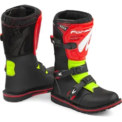 Forma Rock Trial, Stiefel Kinder - Schwarz/Rot/Neon-Gelb - 39 EU