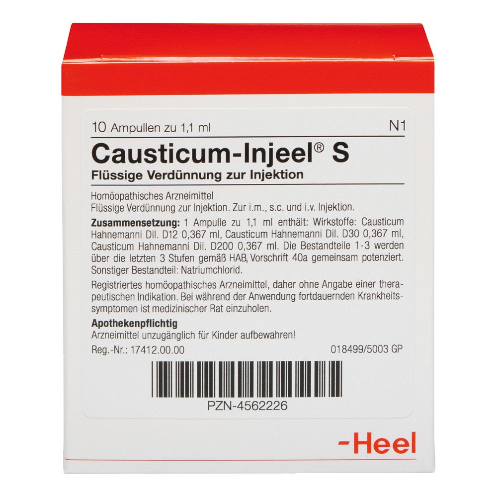 Biologische Heilmittel Heel GmbH Causticum Injeel S Ampullen 04562226