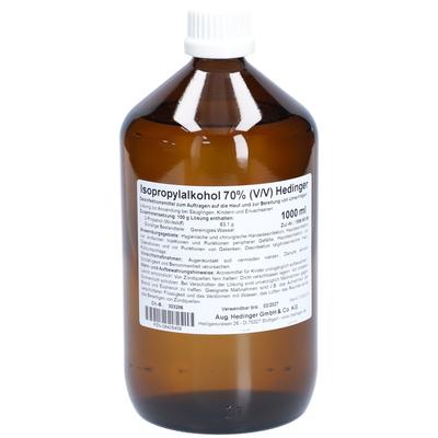Isopropylalkohol 70% Hedinger 1000 ml Lösung