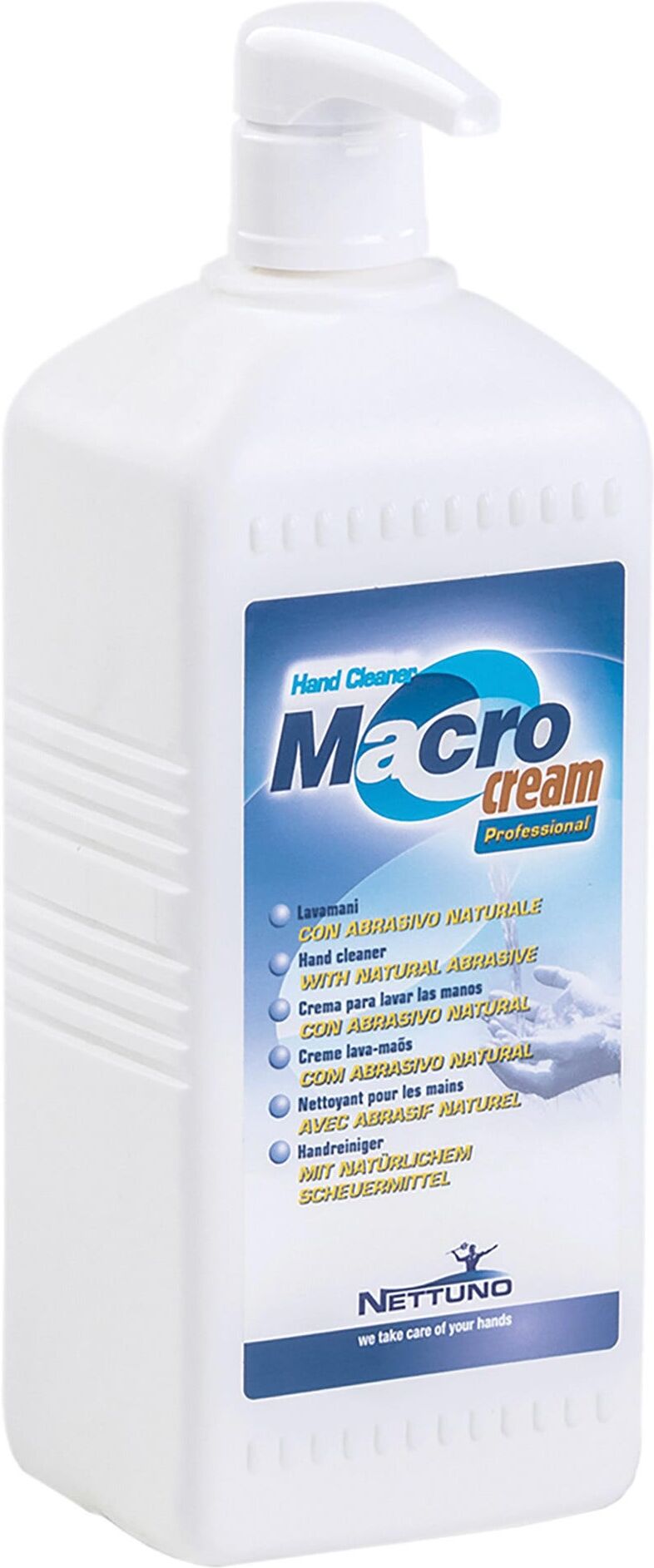 Nettuno CREMA LAVAMANI  1000 ml MACROCREAM CON MICROSFERE VEGETALI