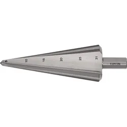 Tecwerk Blechschälbohrer Bohrber.5-31mm HSS Gesamt-L.103mm Z.2