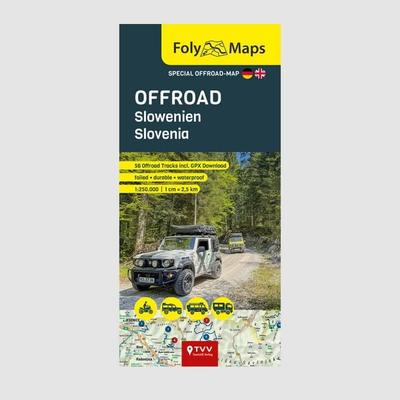 FolyMaps OFFROAD Slowenien 1:250 000, Karte von , TVV Touristik-Verlag GmbH, 978-3-96599-077-7