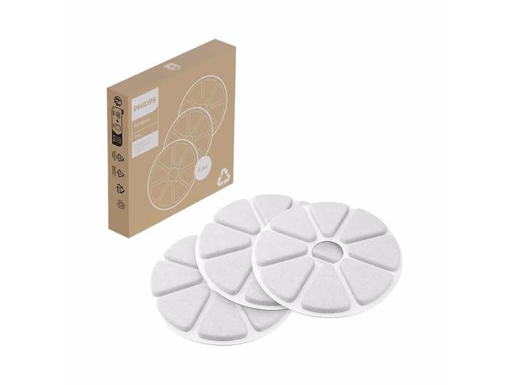 Philips PAW0010/01 Filter für Trinkbrunnen – Tierbedarf – weiss