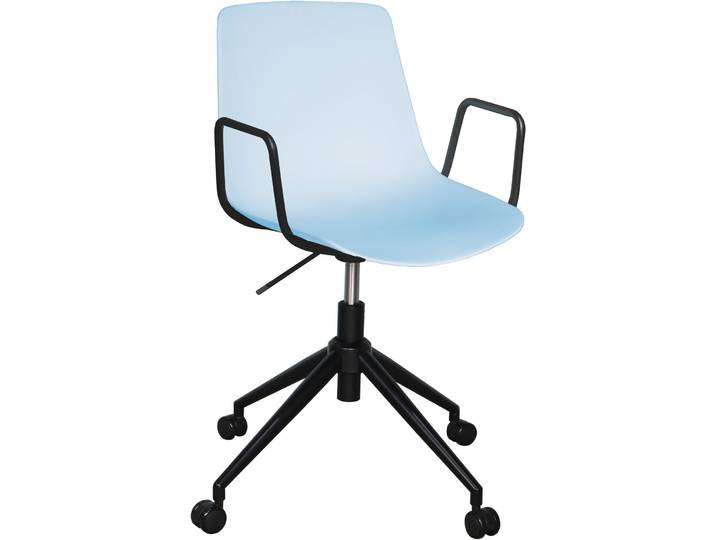 Bürostuhl Livio blau Polypropylen H 82.5 cm - Bürostuhl