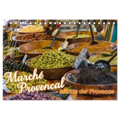 Marché Provencal - Märkte der Provence (Tischkalender 2027 DIN A5 quer), CALVENDO Monatskalender