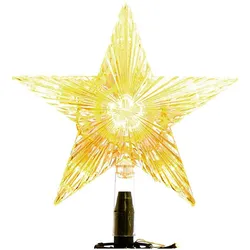 Mojawo, Weihnachtsbeleuchtung, XXL LED Metall Weihnachtsbaum mit Stern warmweiss 154 LEDs 240cm