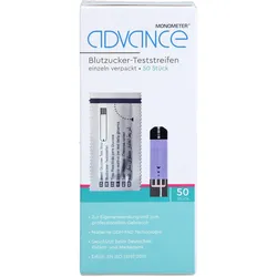 Advance Monometer Blutzucker-Teststr. Gdh Single 50 ST