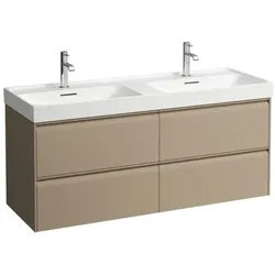 Laufen Meda Waschtischunterschrank H4216440114651 128,4x51,5x44,8cm, 4 Schubladen, cappucino