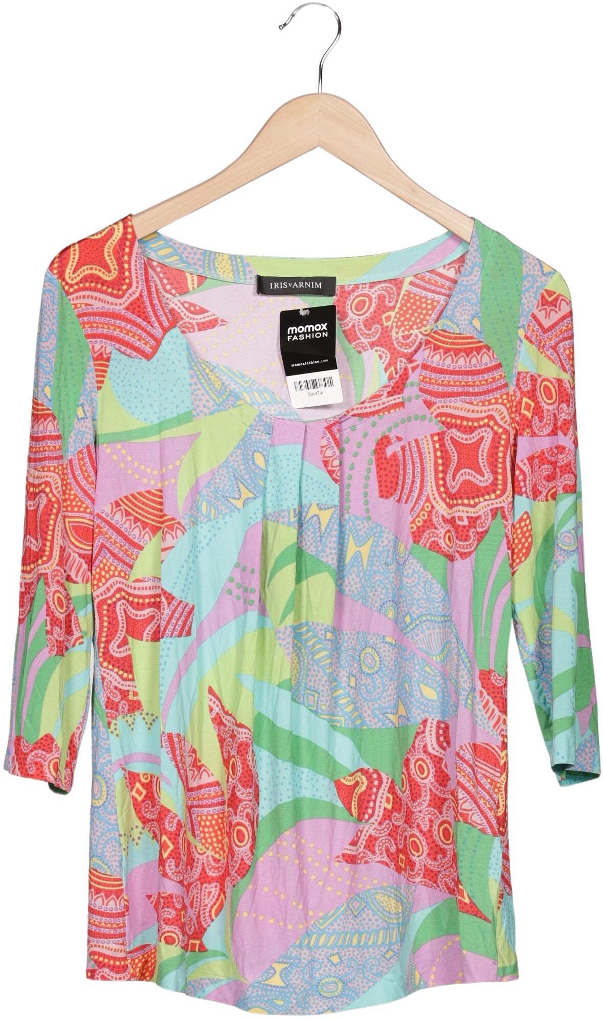 Iris VON Arnim Damen Langarmshirt, Mehrfarbig, Gr. XL, Synthetik / Elasthan - Second Hand