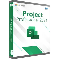 Microsoft Project 2024 Professional Windows Retail Lizenz | Accountgebunden