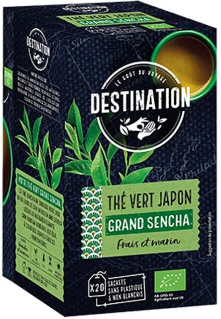 Destination Chá Verde Japão Grand Sencha BIO 20 Infusões