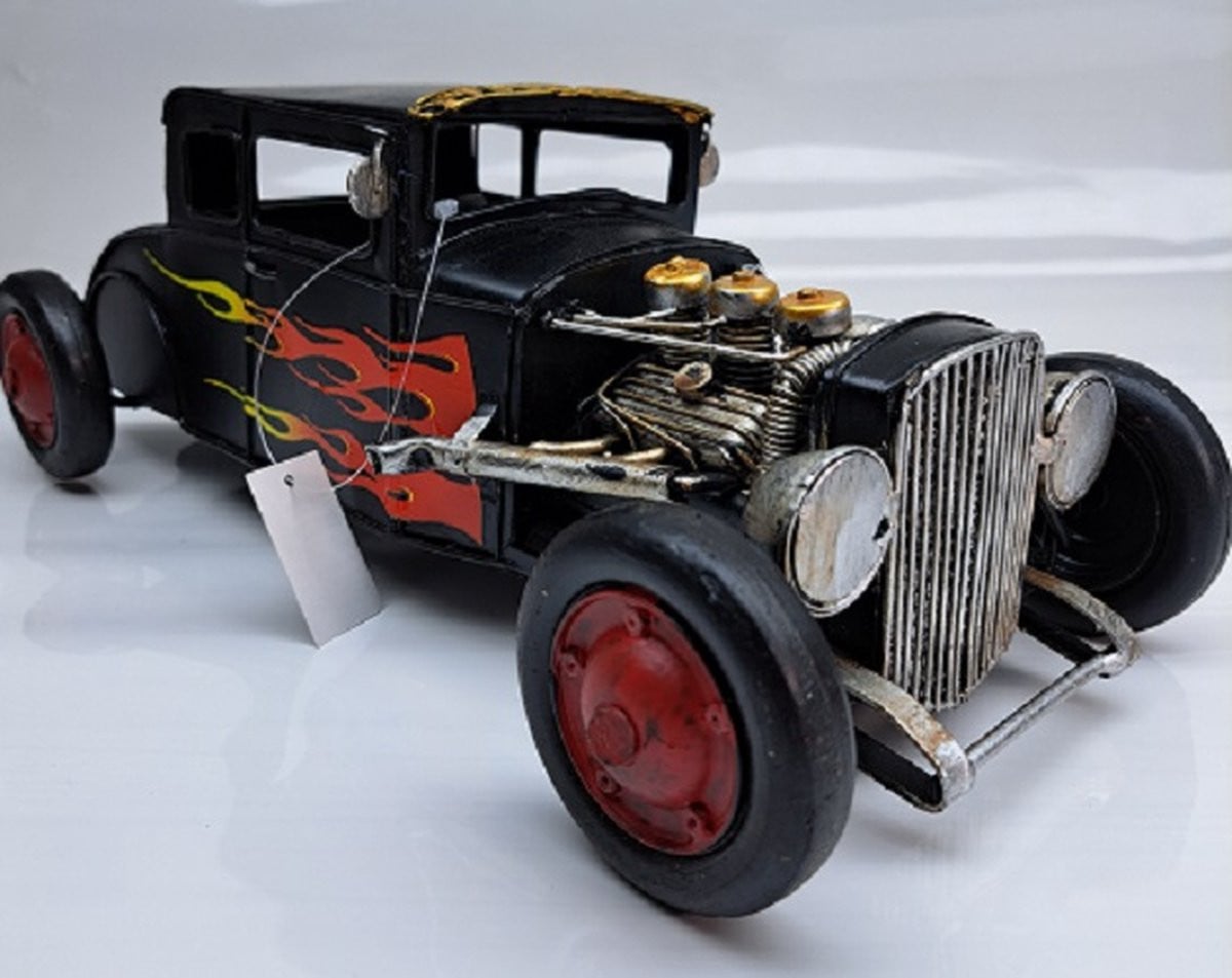 Denza Blikken Amerikaanse Hotrod Oldtimer Decoratie voor op tafel