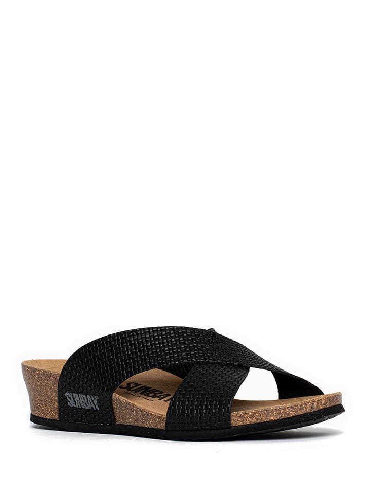 Sunbay Keilpantoletten "Rita" in Schwarz - 37