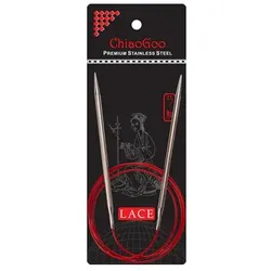 ChiaoGoo Rundstricknadel RED LACE Edelstahl (Bestseller), Nadel, Rot