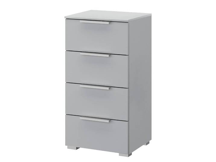 Kommode x4 40cm Grau/Seidengrau Aluminium