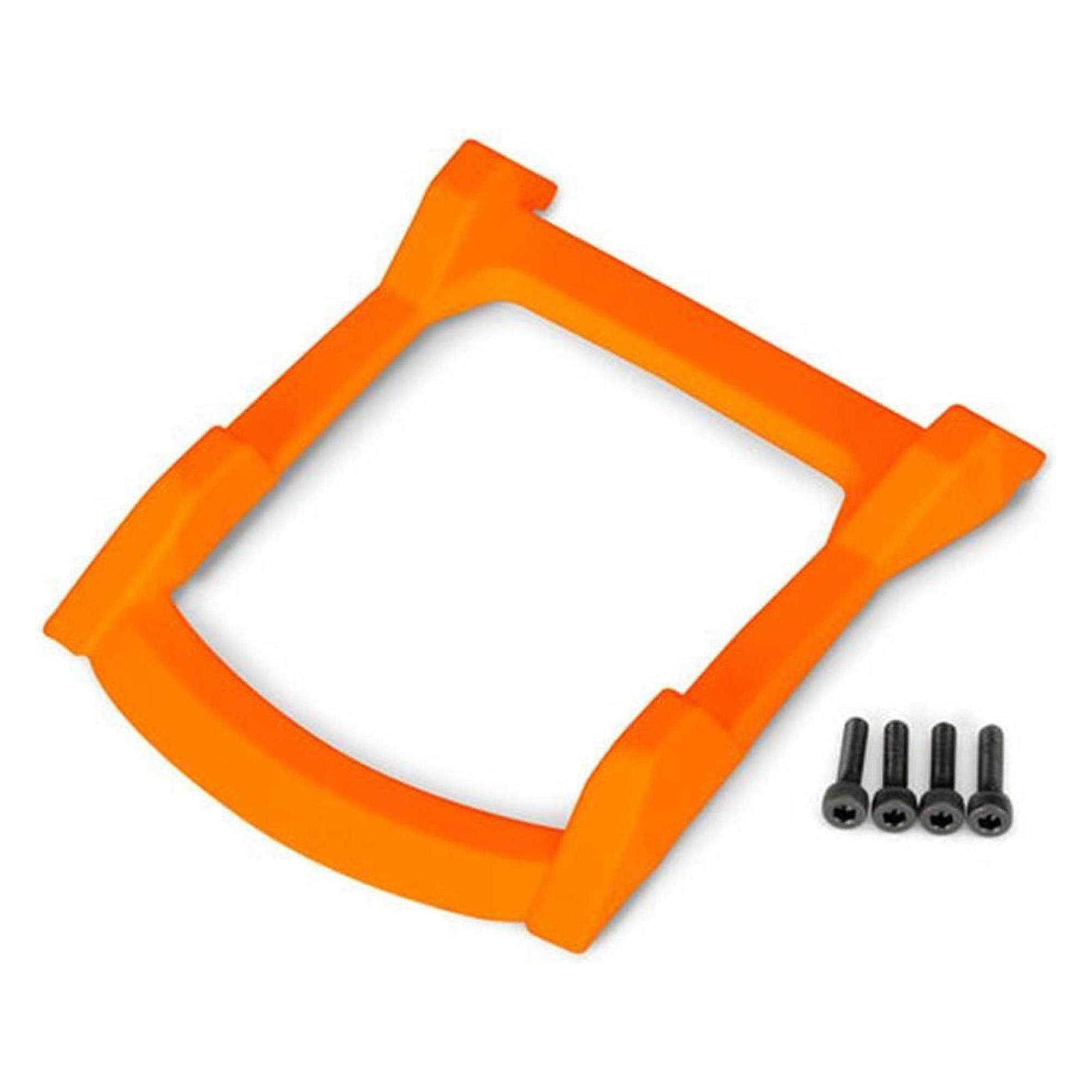 Traxxas dach-skid-platte orange + schrauben für rustler 4x4 (TRX6728T)