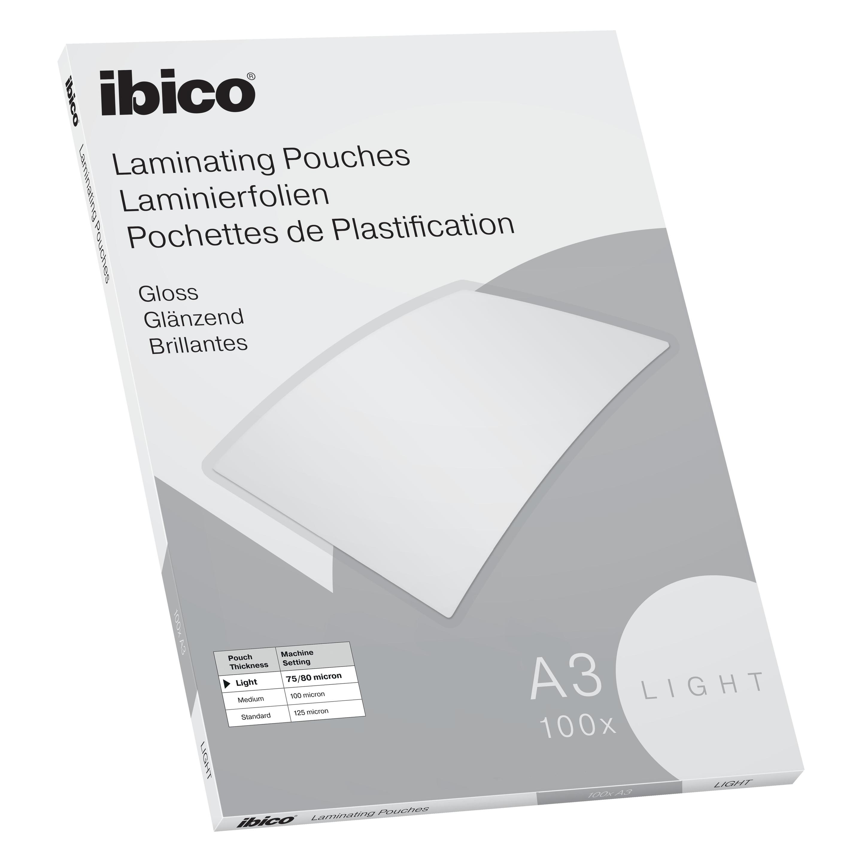 Ibico Laminiertasche (A3, 100 Stk., 80 µm) (627311)