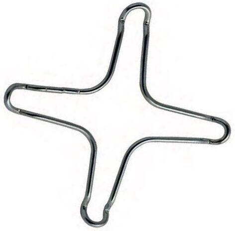 Set riduttori fornello Caper Art 9 2V Cromo lucido