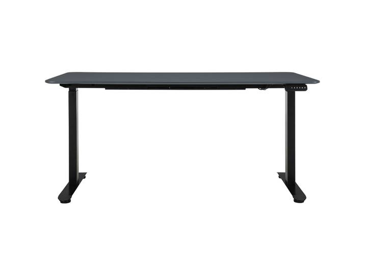 Schreibtisch Lario schwarz MDF Höhenverstellbar B 160 T 80 cm - Schreibtisch