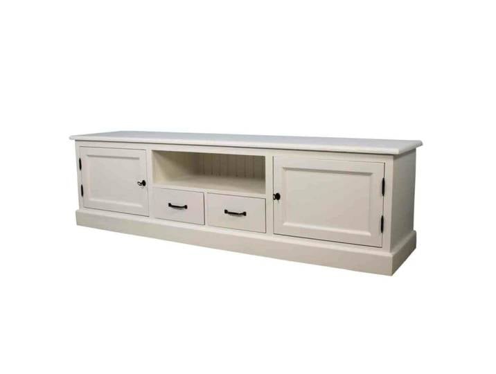 TV-Sideboard Landhausstil altweiß 200 cm