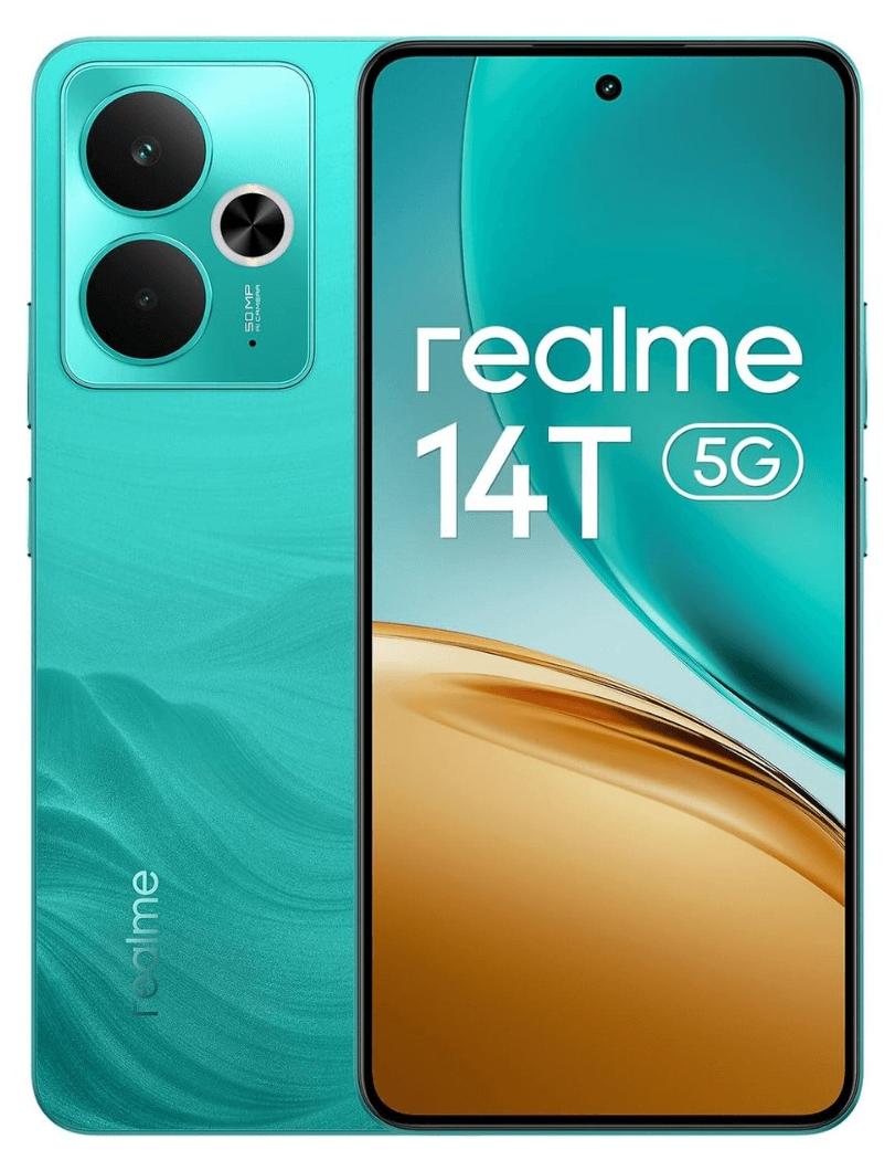 realme 14T, 16,9 cm (6.67"), 8 GB, 256 GB, 50 MP, Android 15, Grün