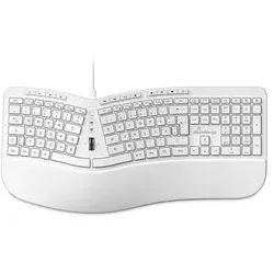 MediaRange MROS272 Tastatur Büro USB QWERTZ Deutsch Weiß