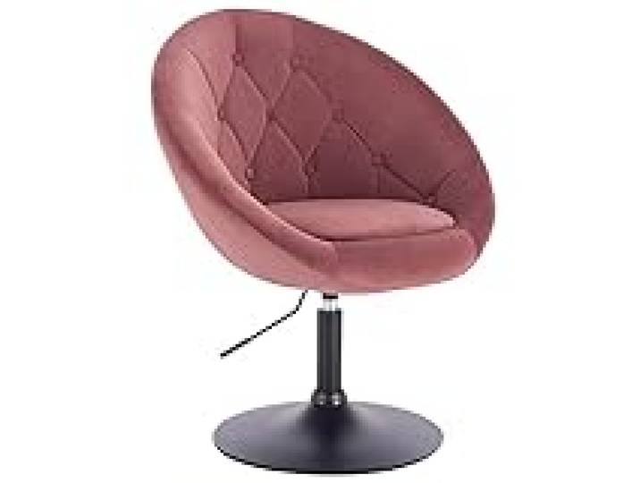 Fauteuil chaise lounge avec accoudoirs en velours rose 19_0000338