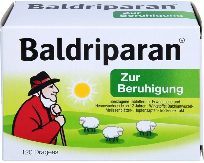 PharmaSGP GmbH BALDRIPARAN zur Beruhigung überzogene Tabletten 120 St.