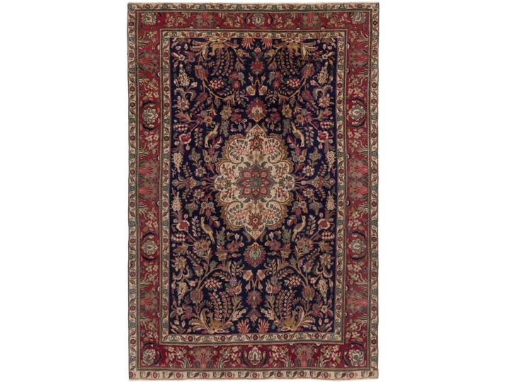 Täbriz Patina Teppich 199x297 Handgeknüpft Orientteppich Perserteppich Wolle