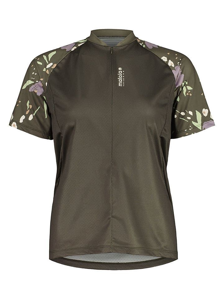 Maloja Fahrradtrikot "VilsaM. Allmountain 1" in Khaki - S