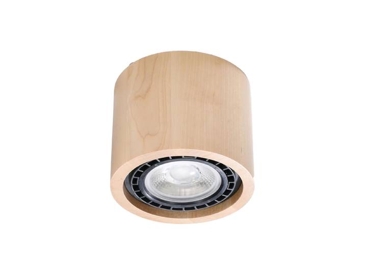 Design Deckenlampe „Basic“ 1-flammig Naturholz Sollux Lighting