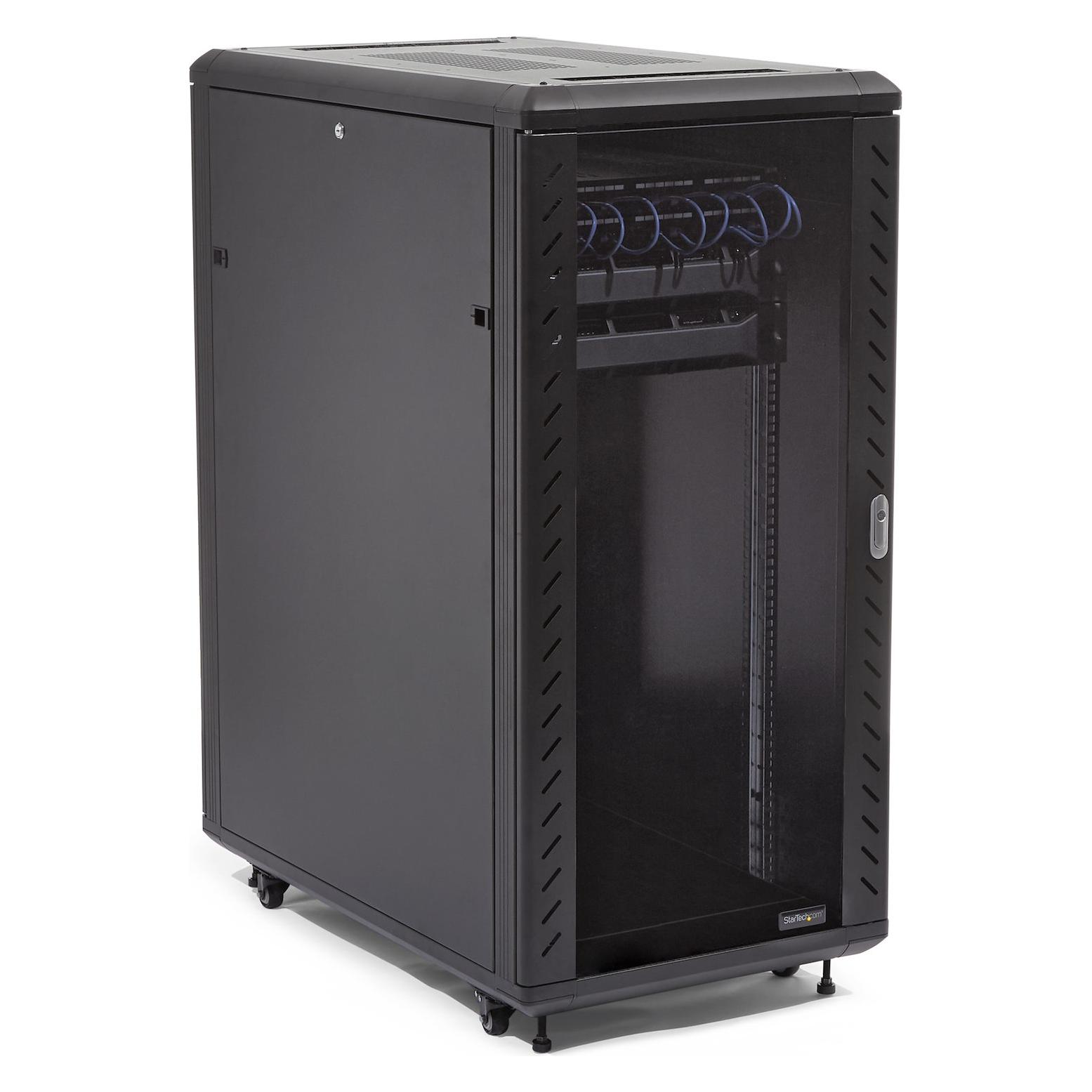 StarTech 32U Server Cabinet (32 HE, 19 Zoll Rack) (RK3236BKF)