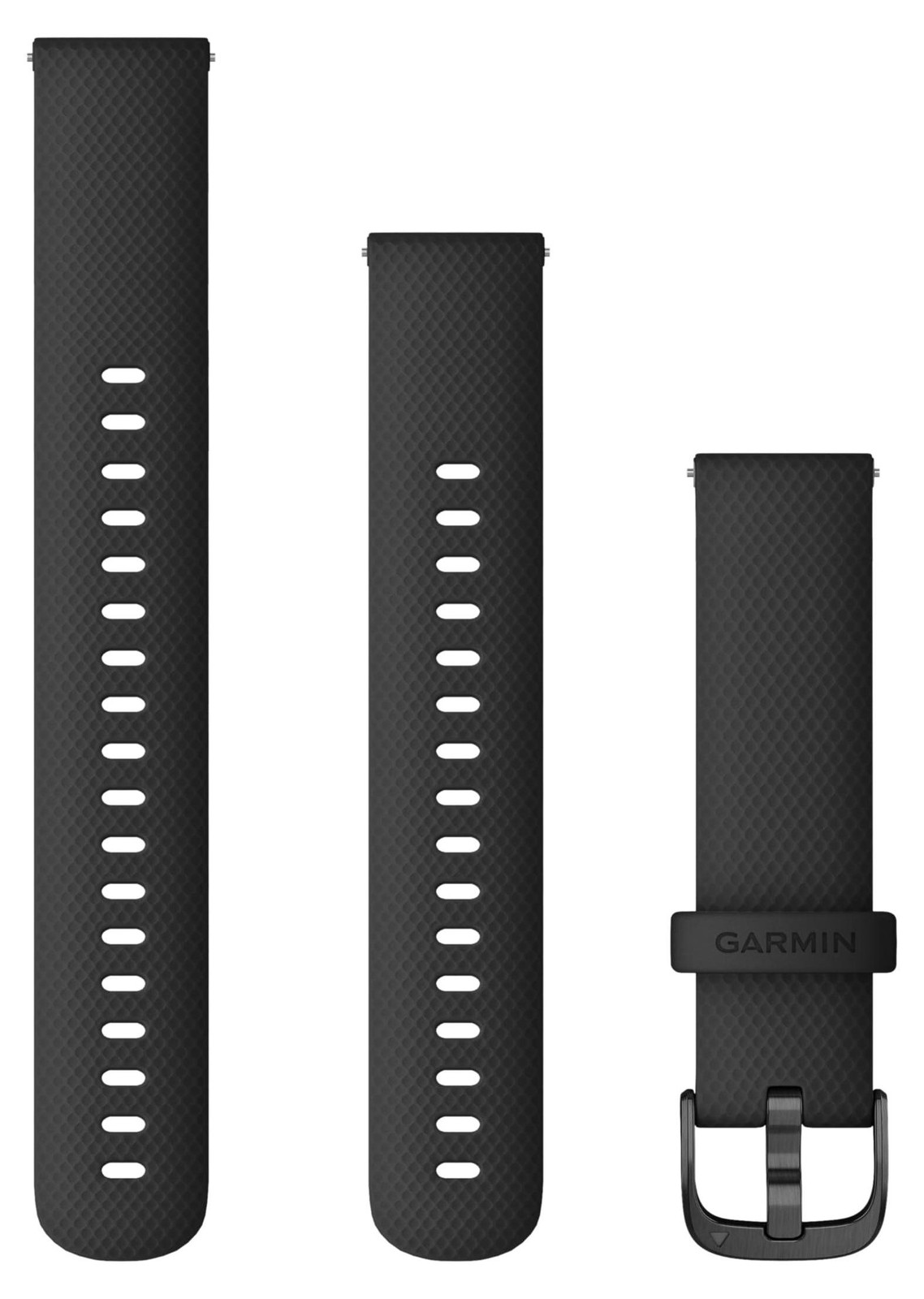 Garmin Quick Release Silicone Bandje voor Forerunner, Venu en vívoactive 4S, 18 mm, Black