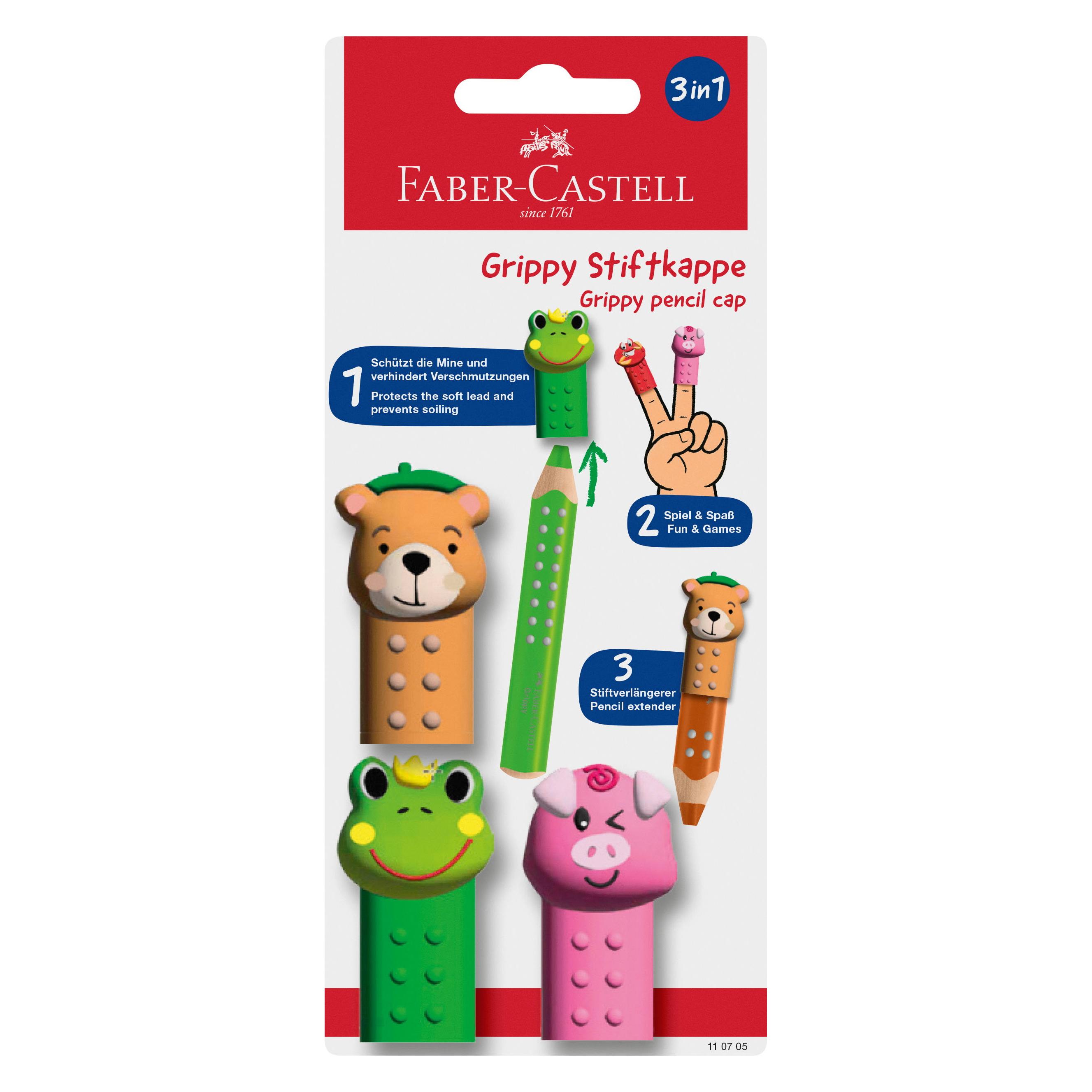 Faber-Castell Stiftkappe Grippy (3x) (110705)