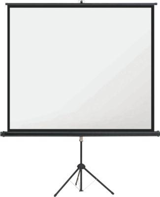 Magnetoplan mobile Stativ-Leinwand, B 2440 x H 1830 mm, für den Innenbereich, 4:3, Bildqualität 4K HD, Polyester/Stahl, weiß