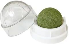 Inspired Finds Natural Catnip Wall Ball Toy Self Adhesive Lickable Cat Treat And Interactive Toy white
