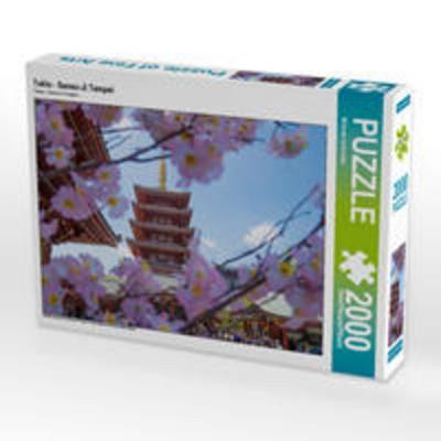 CALVENDO Puzzle Tokio - Senso-Ji Tempel 2000 Teile Puzzle quer | 2000 Teile Lege-Größe 90 × 67 cm Foto-Puzzle für glückliche Stunden