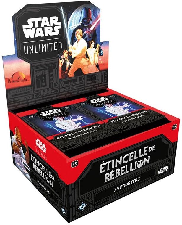 Fantasy Flight Games Star Wars Unlimited : Etincelle de Rébellion : 24 Boosters