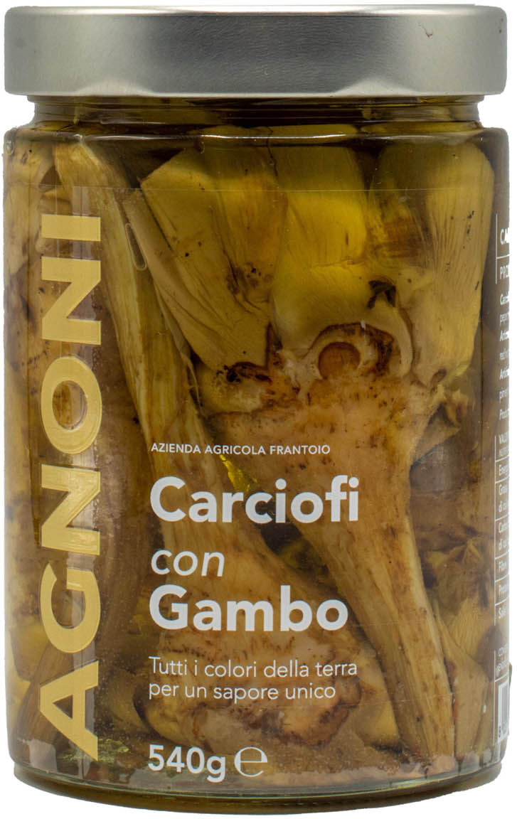 Agnoni Carciofi Con Gambo 540 Gr